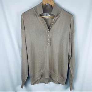 FIA Italia Vintage Gold Collared Sweater Sz XL